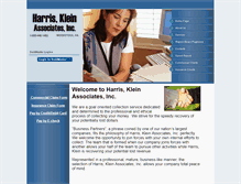Tablet Screenshot of harris-klein.com